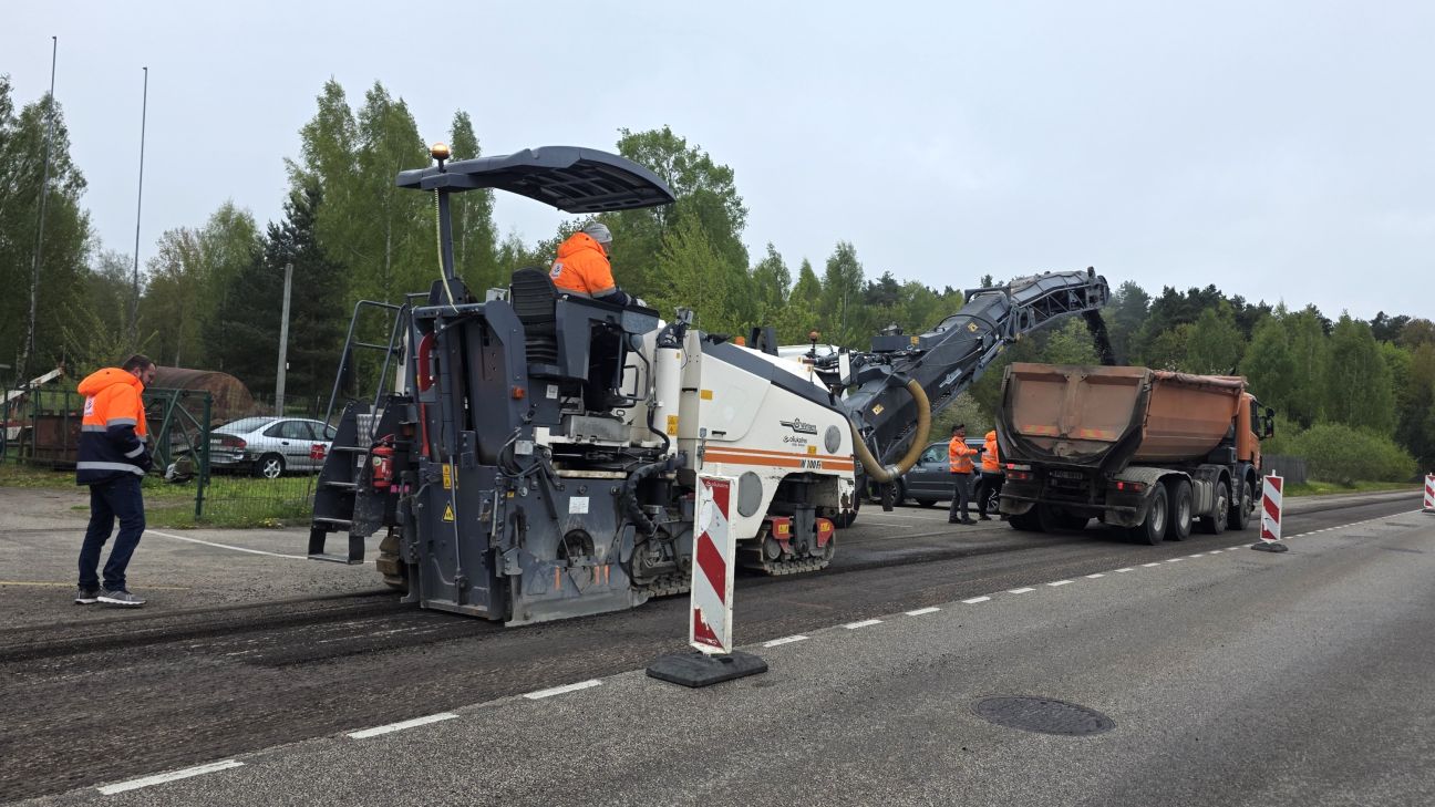 Līvānos atsāk Stacijas ielas remontdarbus