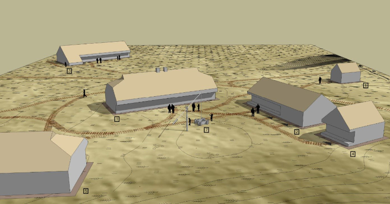 Latvijas Etnogrāfiskais brīvdabas muzejā top Sēlijas sētas makets