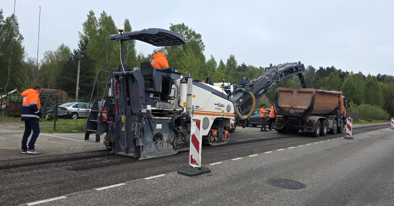 Līvānos atsāk Stacijas ielas remontdarbus
