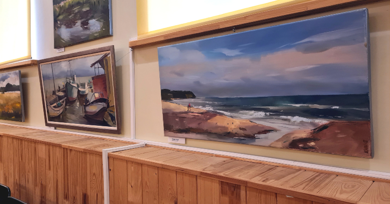 Māksliniece Ligita Caune popularizē Sēliju