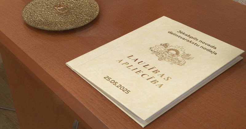 Jēkabpilī 20 pāri izvēlas slēgt laulības maģiskajā datumā