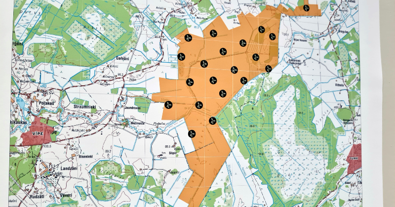 Iedzīvotājiem daudz bažu par plānoto vēja parku Mežāres un Vīpes pagastā