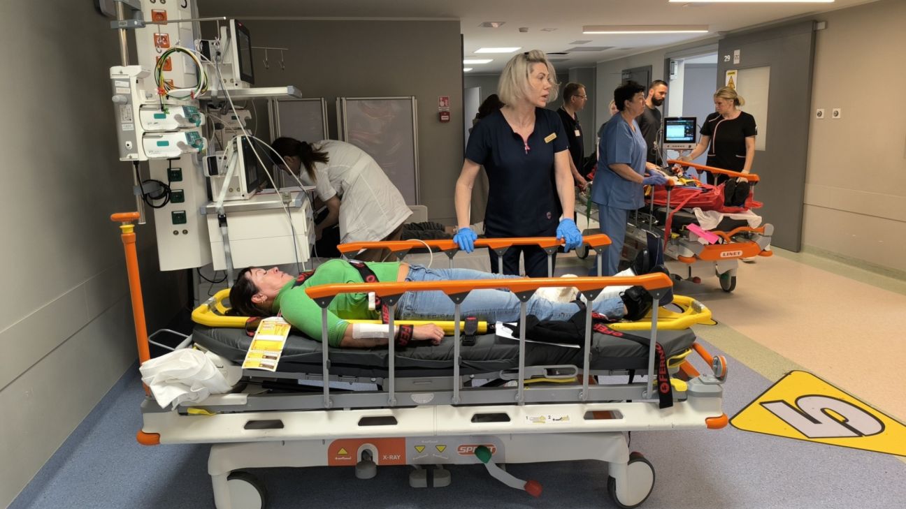 Jēkabpils mediķi trenējas reaģēt ārkārtas situācijās 