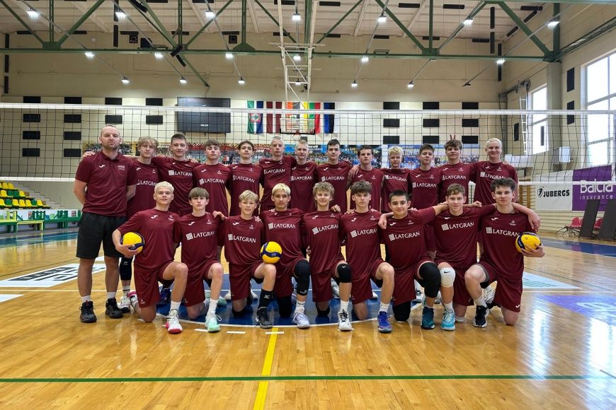 Jēkabpilī sākusies U-16 volejbola izlases treniņnometne – komandā arī trīs jēkabpilieši