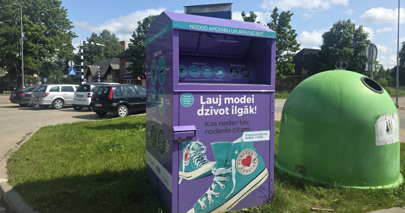 Jēkabpilie&scaron;i &scaron;ogad otrreizējai apritei nodevu&scaron;i jau 30 tonnas tekstila