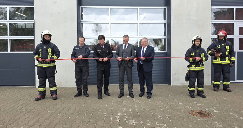 Līvānos atklāts jaunais Katastrofu pārvaldības centrs