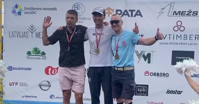 Jēkabpilie&scaron;i veiksmīgi pārstāv novadu &ldquo;Smiltenes Triatlonā 2025&rdquo;