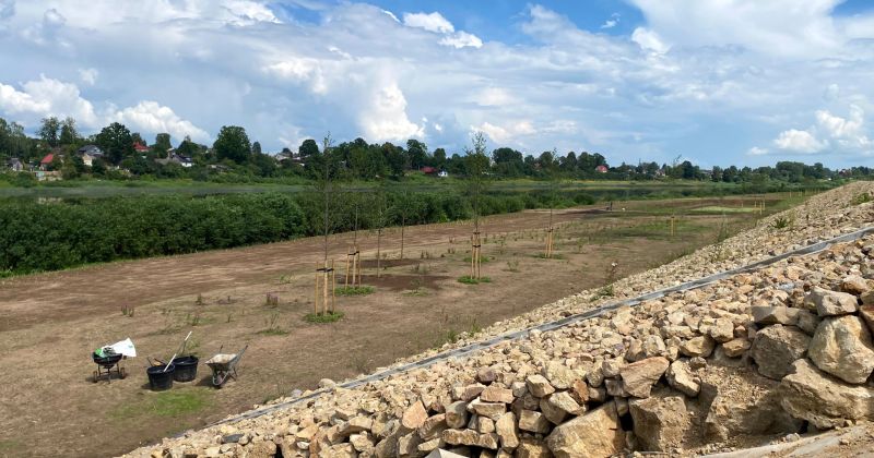 Jēkabpilī uz aizsargdambja plānoti gan vides objekti, gan kultūras vietas