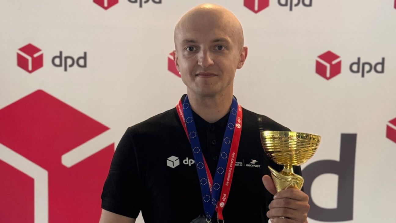 Jēkabpilietis kļūst par labāko DPD kurjeru Latvijā