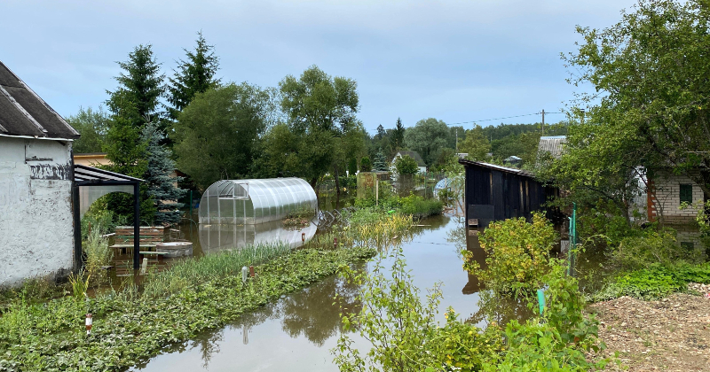 Aug&scaron;daugavas novadā lietavu dēļ veic cilvēka evakuāciju 