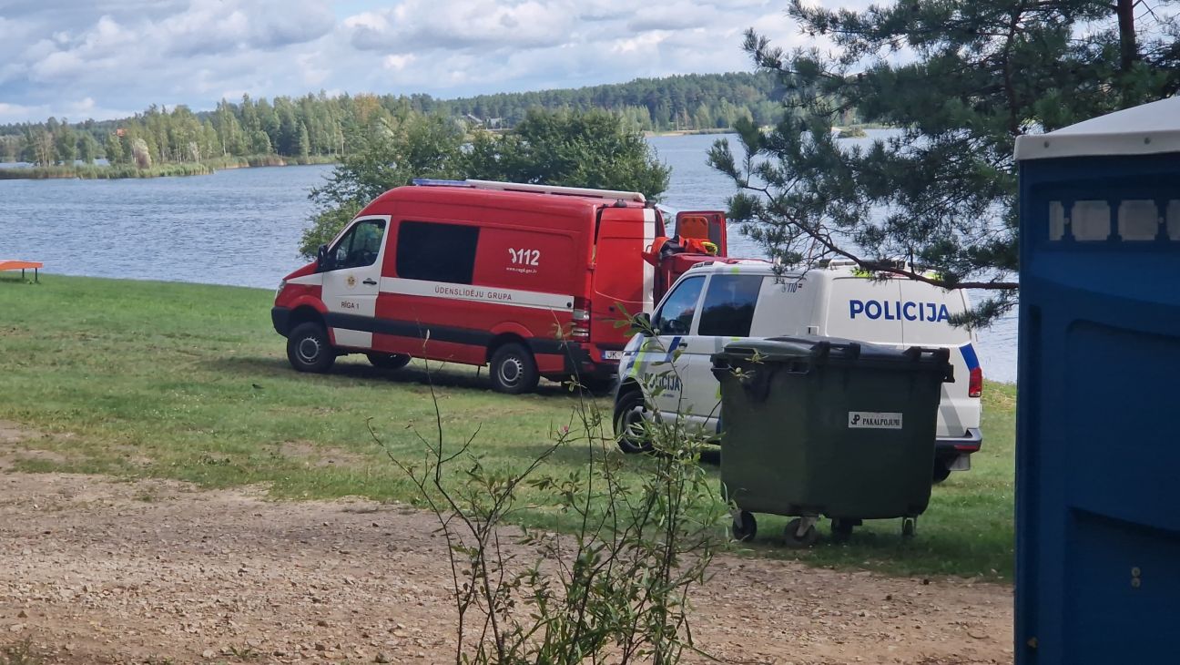 Turpinās Radžu ūdenskrātuvē pazudušā cilvēka meklēšana