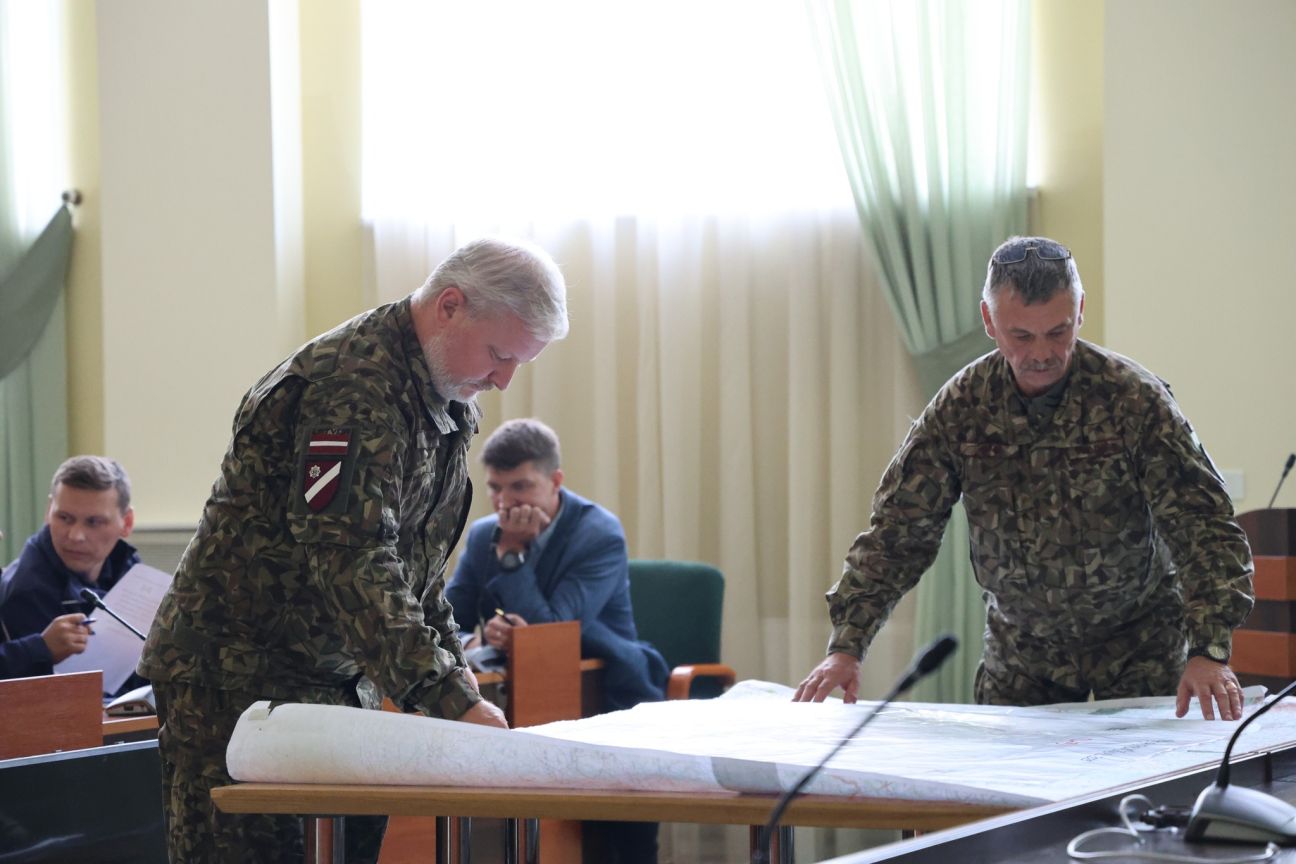 Jēkabpilī norisinājušās Civilās aizsardzības komisijas mācības “Pilskalns”