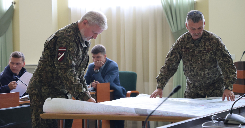 Jēkabpilī norisināju&scaron;ās Civilās aizsardzības komisijas mācības &ldquo;Pilskalns&rdquo;