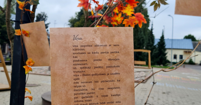 Līdz ar septembri Jēkabpils un Līvānu novadā ienāk Dzejas dienas