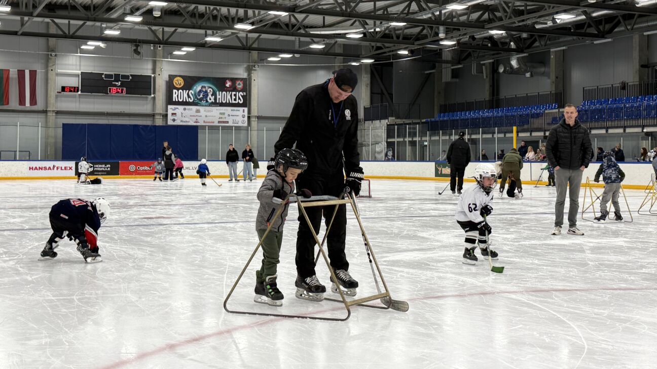 “Baltu Lūši” ver durvis jaunajiem hokejistiem