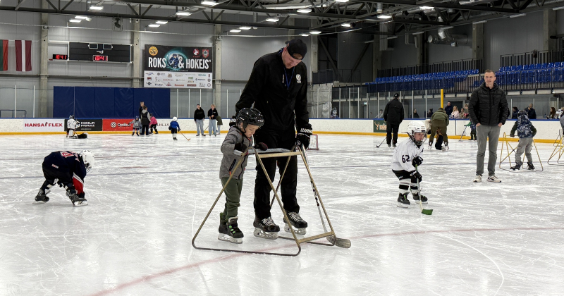 &ldquo;Baltu Lū&scaron;i&rdquo; ver durvis jaunajiem hokejistiem