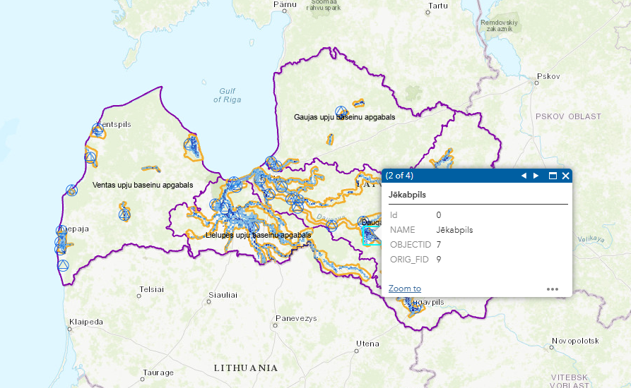 Izstrādātas ledus sastrēgumu plūdu riska un plūdu draudu kartes