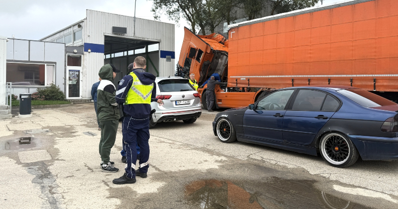 ROADPOL akcijas laikā Jēkabpilī jaunie&scaron;a &ldquo;BMW&rdquo; nonāk CSDD inspektoru pārbaudē