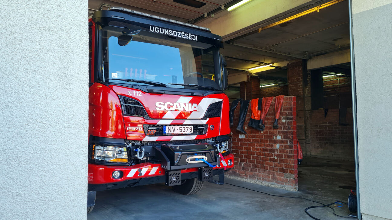 Neretas pagastā izceļas ugunsgrēks graudu kaltē