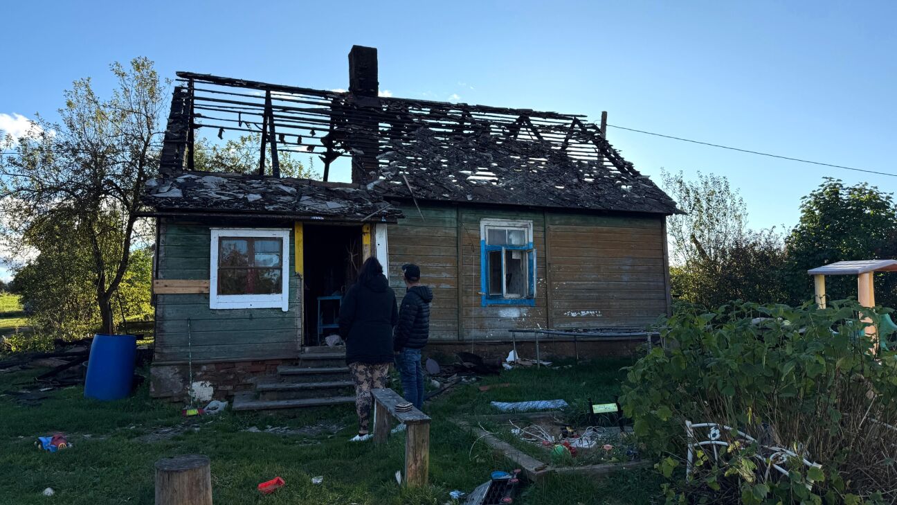 Aknīstē trīs bērnu ģimene ugunsgrēka dēļ paliek bez pajumtes