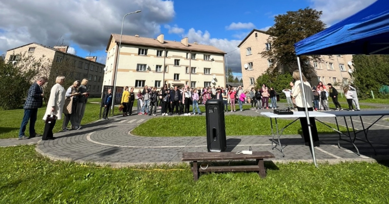 Kūku ciemā atklāta jauna interaktīvā rekreācijas zona