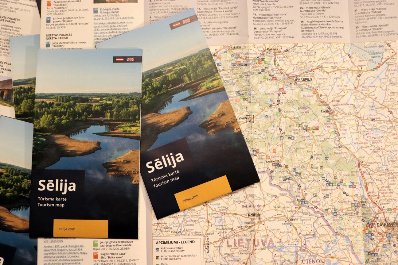 Tiek komplektēts kopējais drukas pasūtījums Sēlijas tūrisma kartei