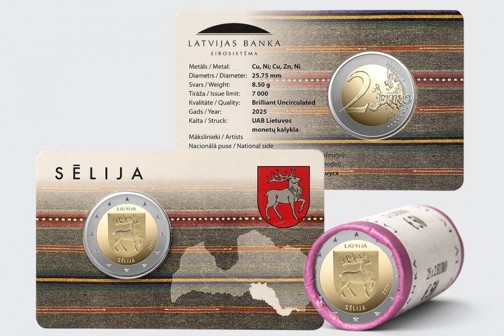 Iedzīvotāju maciņos drīz nonāks monētas ar Sēlijas ģerboni