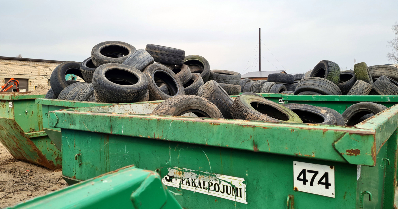 Jēkabpilī bez maksas varēs nodot nolietotās riepas