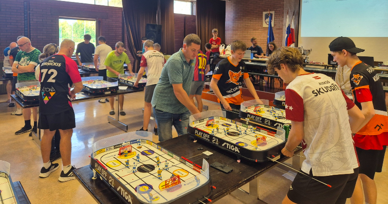 Jēkabpilietim izcili panākumi Pasaules&nbsp;Supersērijā&nbsp;galda hokejā