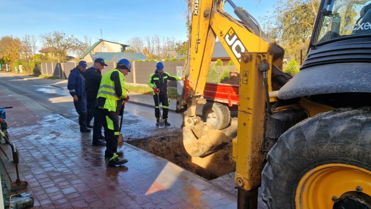 Andreja Pormaļa ielā kārtējo reizi plīst ūdensvads