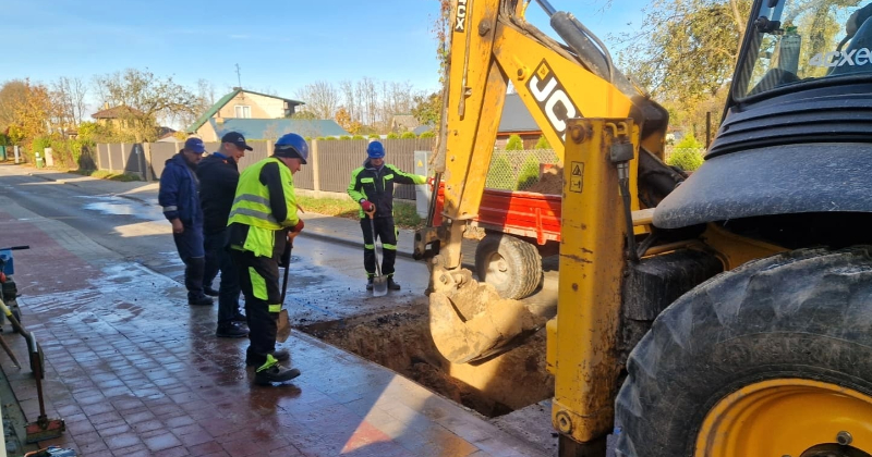 Andreja Pormaļa ielā kārtējo reizi plīst ūdensvads