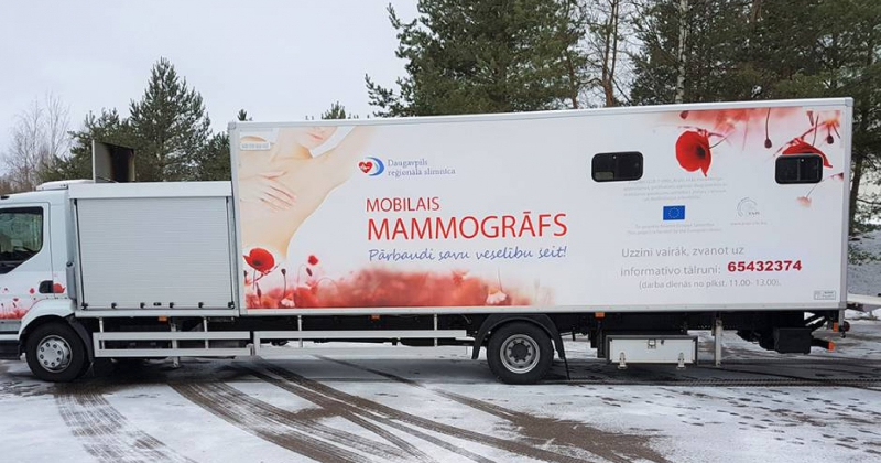 Jēkabpilī būs pieejami valsts apmaksāti mamogrāfijas izmeklējumi