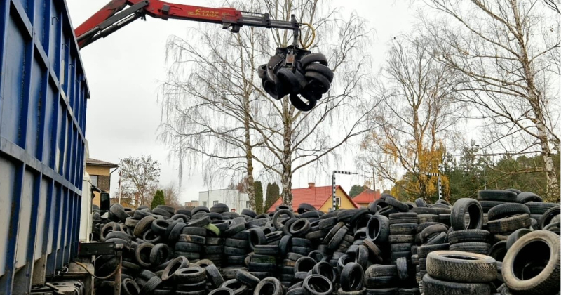 Jēkabpilī pārstrādei nodotas 57,24 tonnas riepu