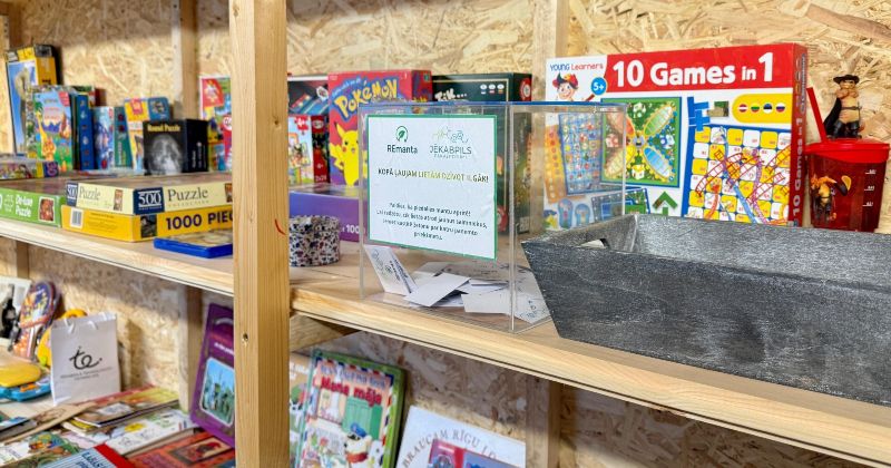 &ldquo;Remanta&rdquo; Jēkabpilī &ndash; vieta, kur mantas iegūst otro dzīvi