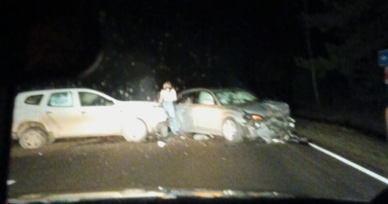 Elk&scaron;ņu pagastā divu auto sadursmē cietusi jauniete