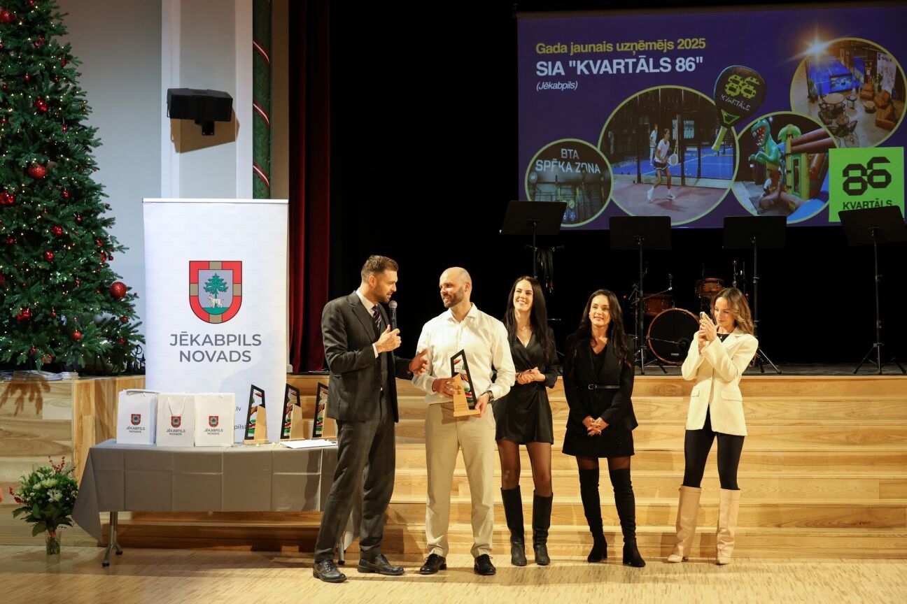 Jēkabpils novadā godina vietējos uzņēmējus 