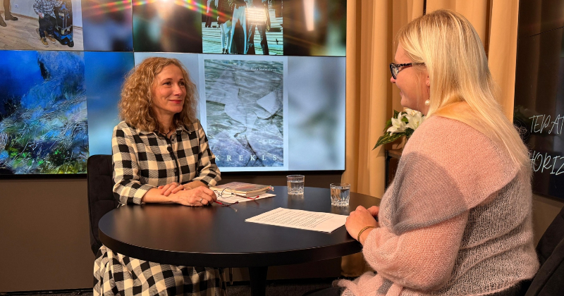 Tepat aiz horizonta: Ruta &Scaron;telmahere par mirkļiem, kas pārtop mākslā