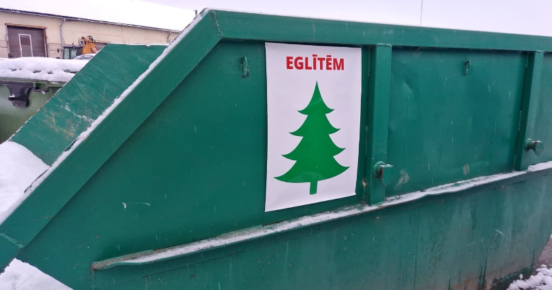 Jēkabpilī sāk uzstādīt konteinerus eglītēm