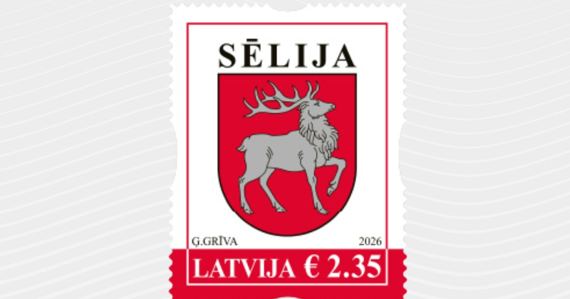 Izdos pastmarku ar Sēlijas ģerboni
