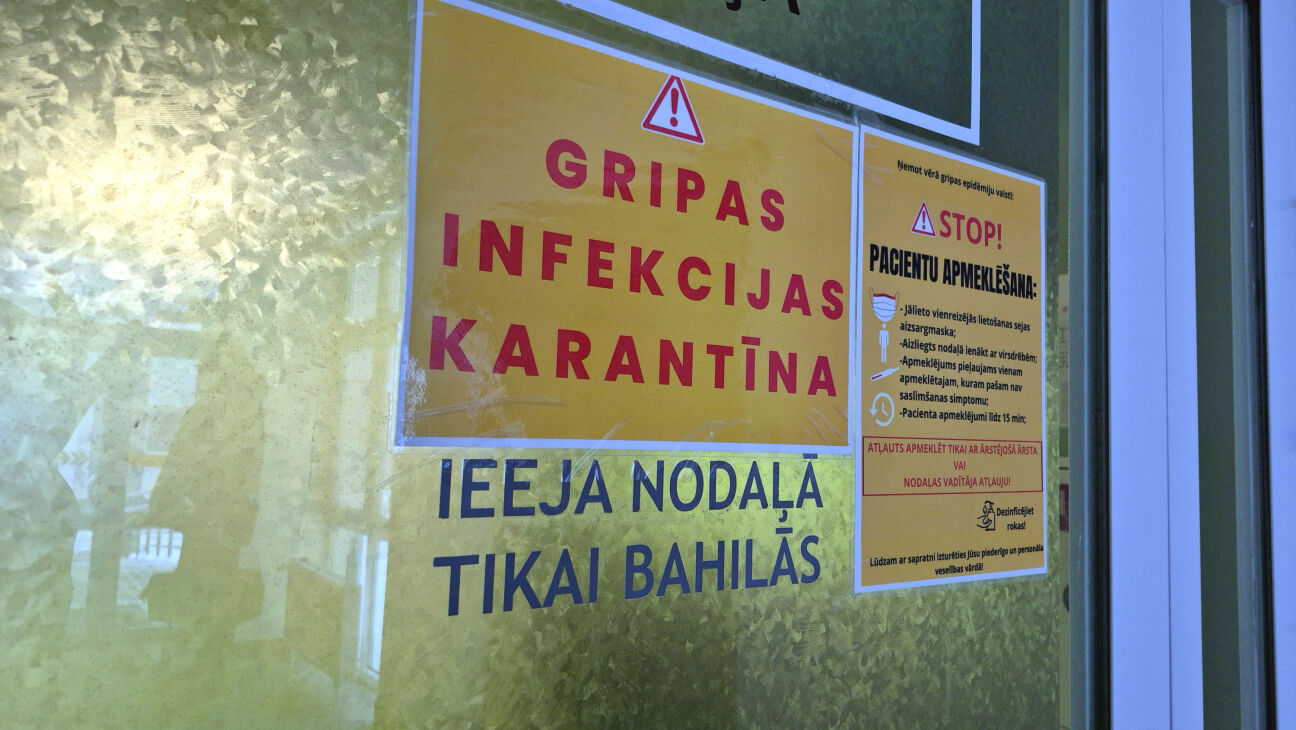Gripa Jēkabpilī – joprojām augstā intensitātē