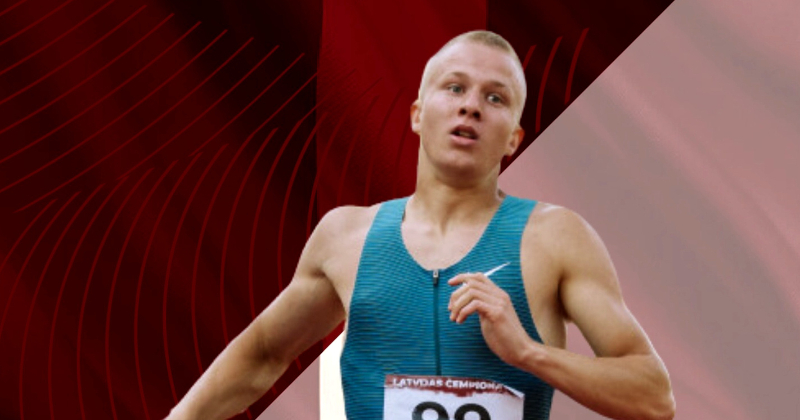 Emīls Lamba labo Latvijas junioru rekordu