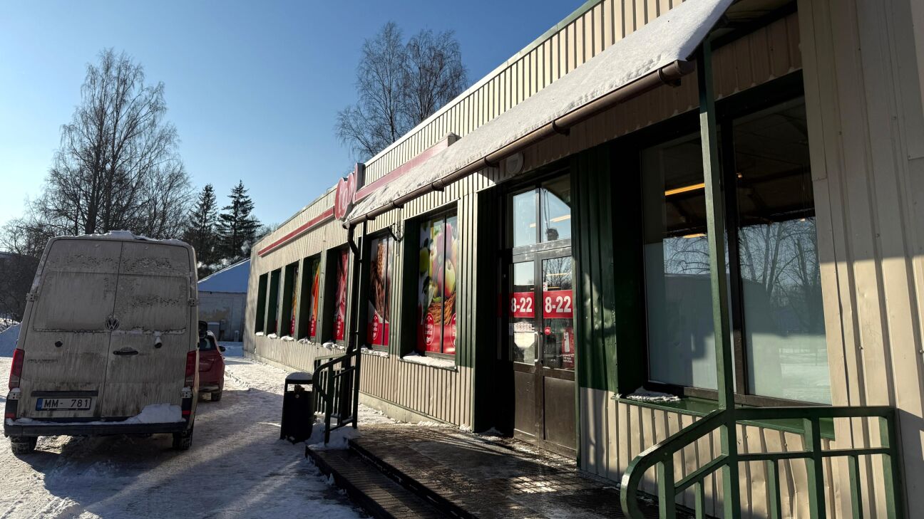 Iereibis vīrietis traucē kārtību Pils mikrorajona veikalā