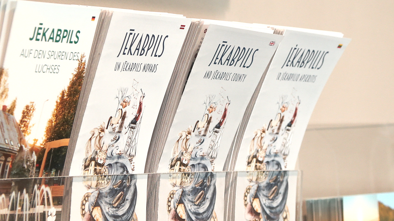 Jēkabpils novada tūrisma buklets šogad ieguvis unikālu vizuālo rokrakstu