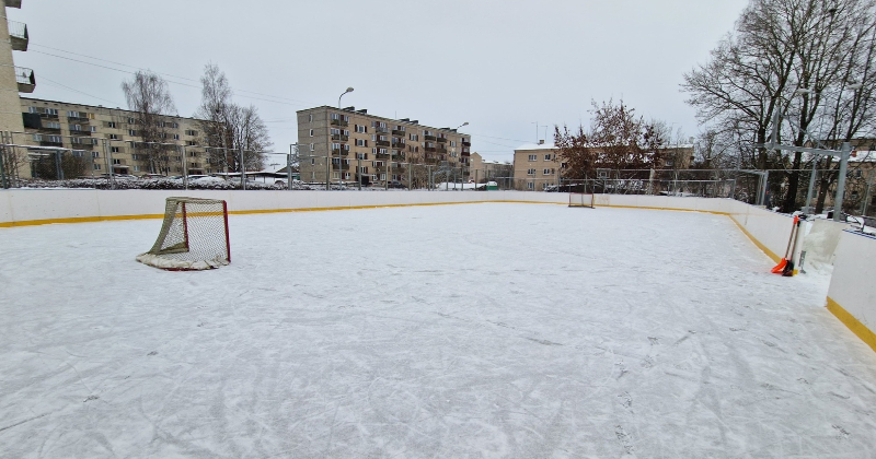  &ldquo;Kvartāla&rdquo; slidotavā ledus pa&scaron;laik ir sliktā stāvoklī 