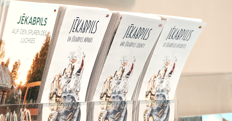 Jēkabpils novada tūrisma buklets &scaron;ogad ieguvis unikālu vizuālo rokrakstu