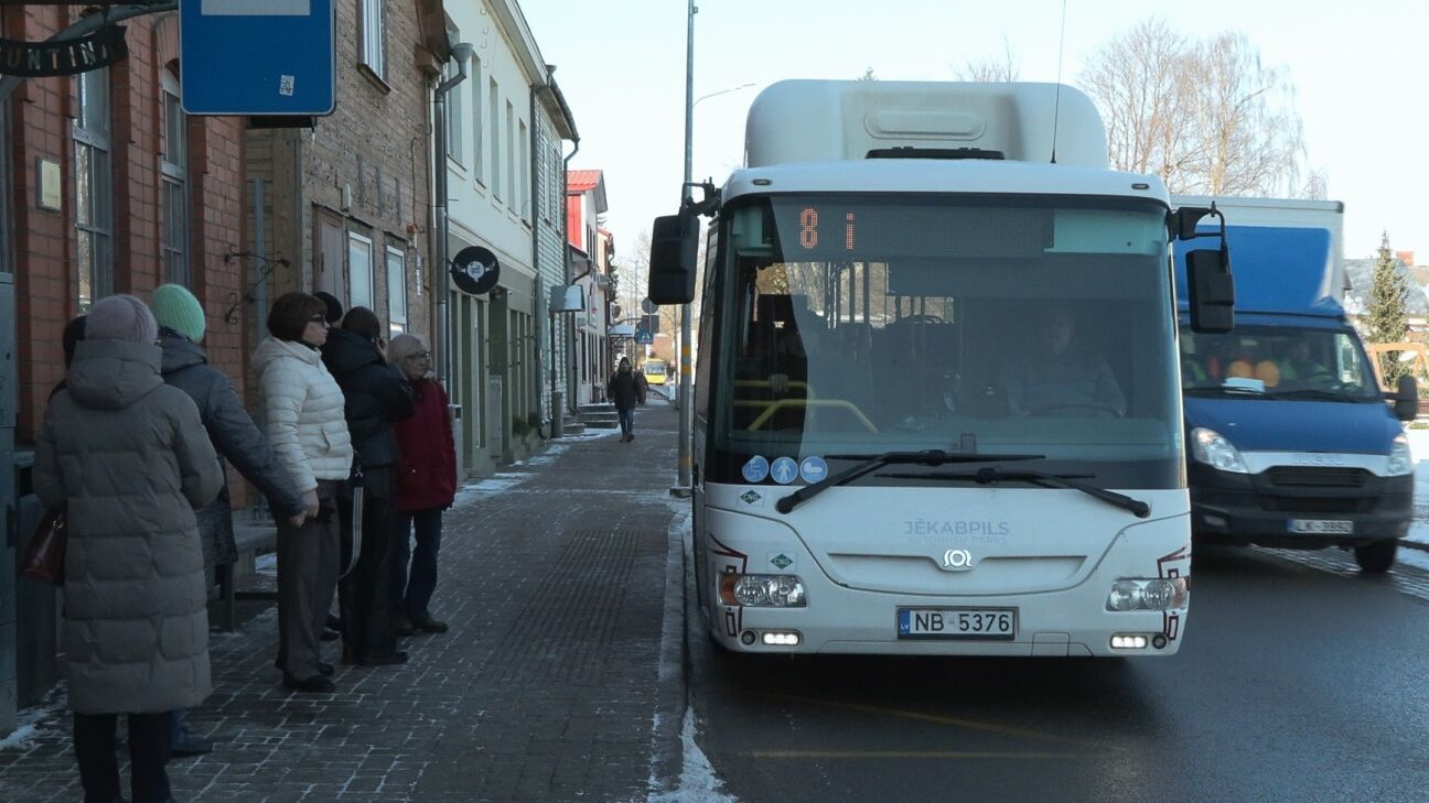 Skolēnu pavasara brīvdienās mainīsies Jēkabpils autobusu kustības grafiks