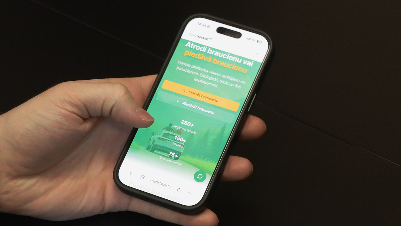 Jēkabpilietis izveido kopbraucienu platformu