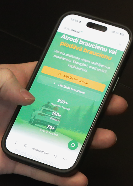 Jēkabpilietis izveido kopbraucienu platformu