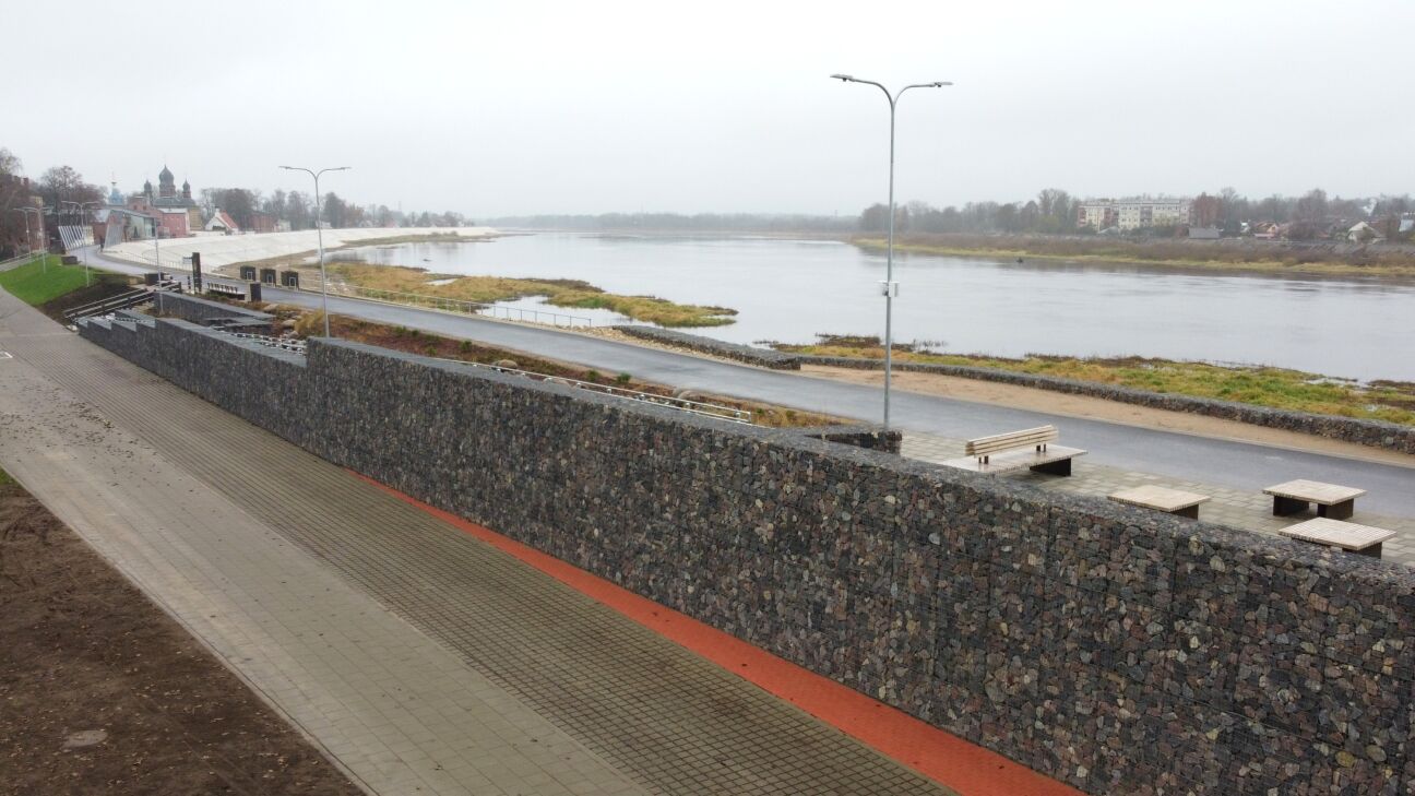 Pie Jēkabpils Daugavā ūdens līmenis ir metru augstāks nekā mēneša sākumā